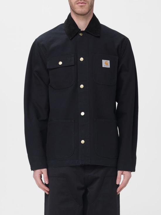 26SS 칼하트 WIP 디어본 캔버스 미시건 초어 코트 I031519 00E02 Black