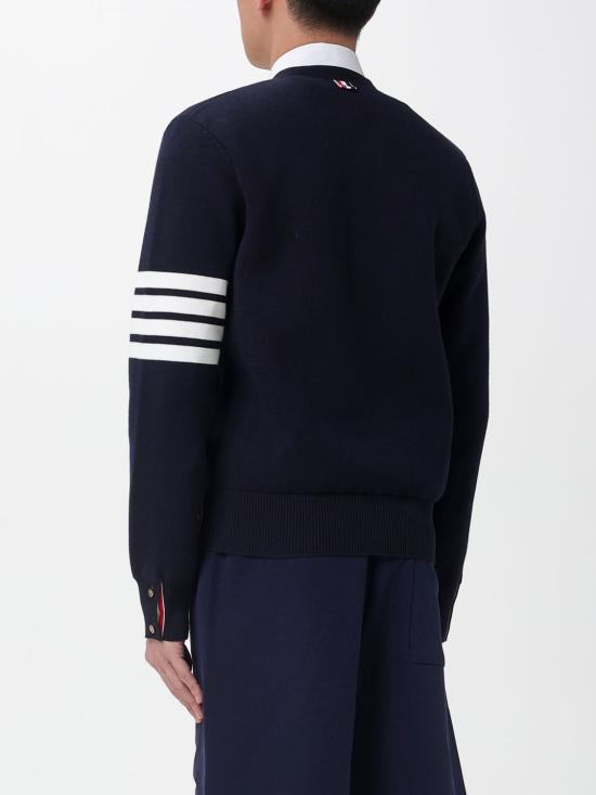 26SS 톰브라운 가디건 MKC171A00219 415 Blue - THOM BROWNE