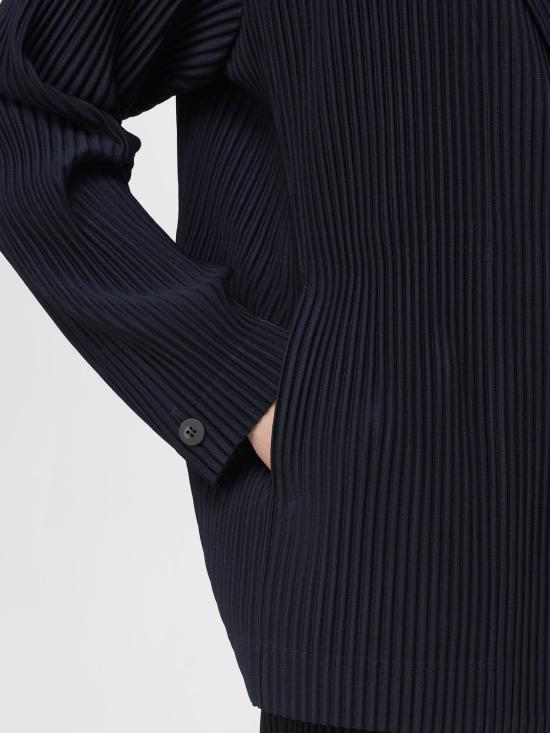 25FW 옴므 플리세 이세이 미야케 자켓 HP59JD501 75 Blue - HOMME PLISSE' ISSEY MIYAKE