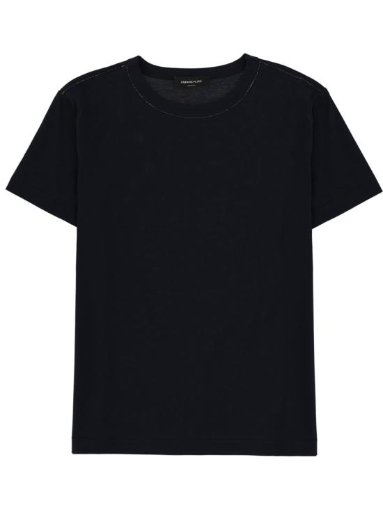 26SS 파비아나 필리피 반팔 티셔츠 JED266F133 L7965146 BLUE