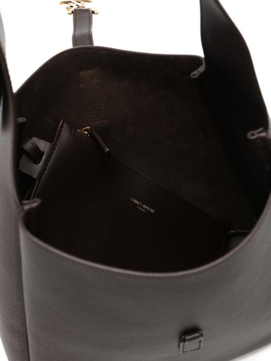 26SS 생로랑 LE 5 A 7 서플 그레인드 레더 스몰백 850533 AAAUQ2877 Marrone - SAINT LAURENT