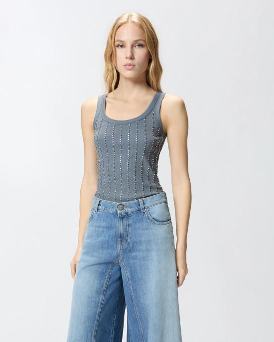 26SS 핑코 라운지 웨어 106265A334 K05 Grigio asfalto - PINKO