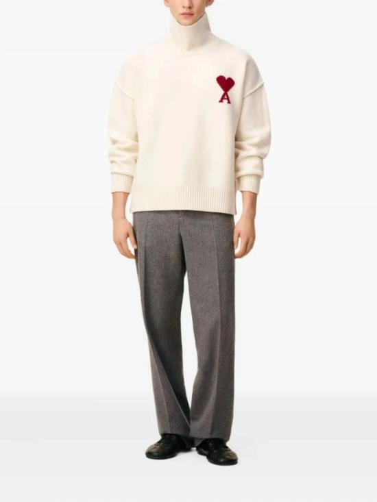 26SS 아미 스웨터 UKS839018 154 White - AMI