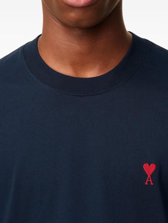 26SS 아미 반팔 티셔츠 BFUTS035724 430 Blue - AMI