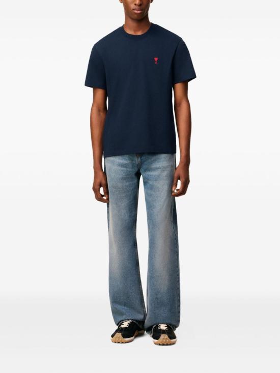 26SS 아미 반팔 티셔츠 BFUTS035724 430 Blue - AMI