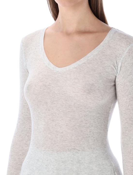 26SS 아메리칸 빈티지 반팔 티셔츠 MAS02D HEATHER GR Grigio - AMERICAN VINTAGE