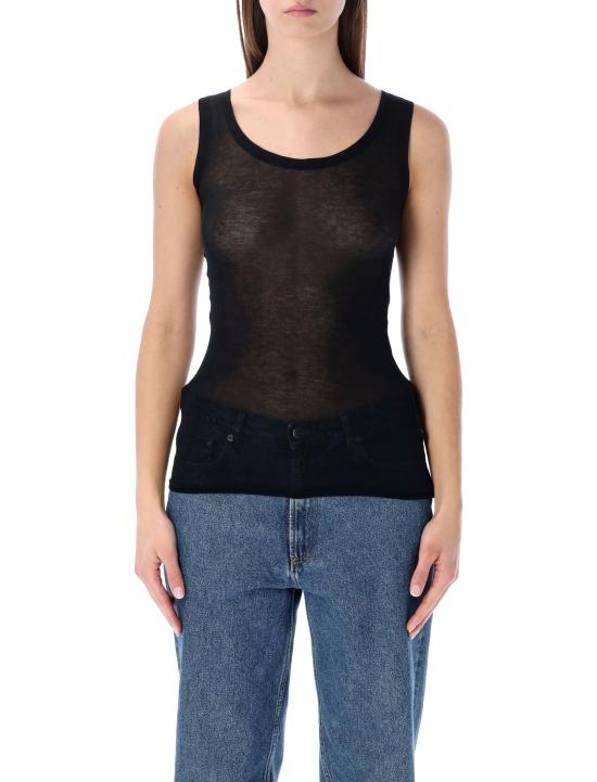 26SS 아메리칸 빈티지 민소매 티셔츠 MAS00 NOIR Nero