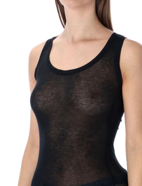 26SS 아메리칸 빈티지 민소매 티셔츠 MAS00 NOIR Nero - AMERICAN VINTAGE