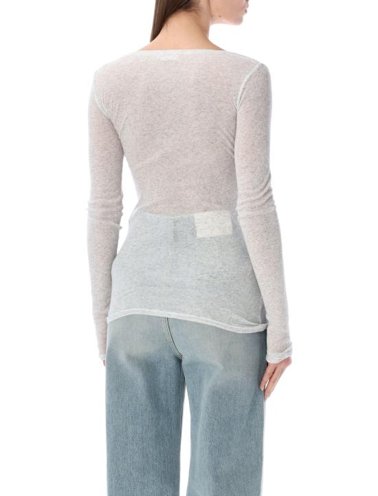 26SS 아메리칸 빈티지 반팔 티셔츠 MAS04 HEATHER GR Grigio - AMERICAN VINTAGE