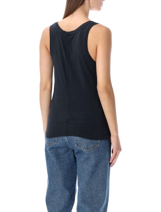 26SS 아메리칸 빈티지 민소매 티셔츠 GAMI20 BLACK Nero - AMERICAN VINTAGE