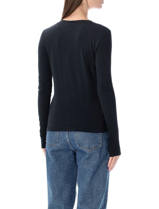 26SS 아메리칸 빈티지 반팔 티셔츠 GAMI28 BLACK Nero - AMERICAN VINTAGE