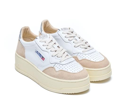 26SS 오트리 메달리스트 플랫폼 스니커즈 PTLW LS74 White - AUTRY