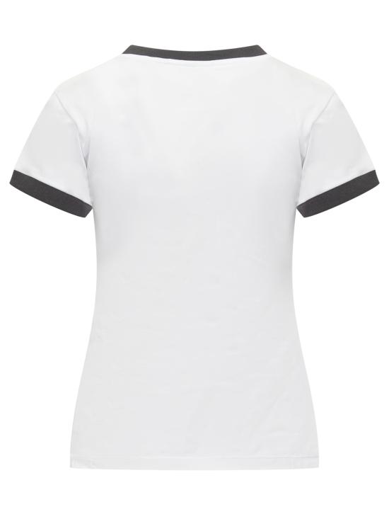 26SS 가니 반팔 티셔츠 A1050030 151 BRIGHT WHITE - GANNI