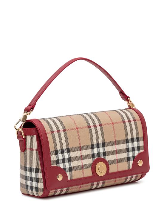 26SS 버버리 탑 핸들 노트 백 8116282 B9724 VNTG CHK RUBY - BURBERRY