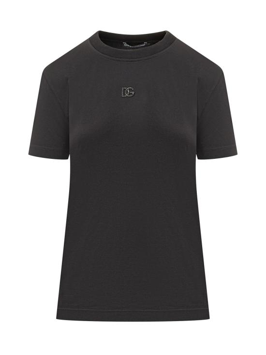 26SS 돌체앤가바나 반팔 티셔츠 F8V42ZGDDL7 N0000 NERO