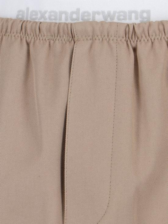 26SS 알렉산더 왕 미디 스커트 1WC1265382 240B Beige - ALEXANDER WANG