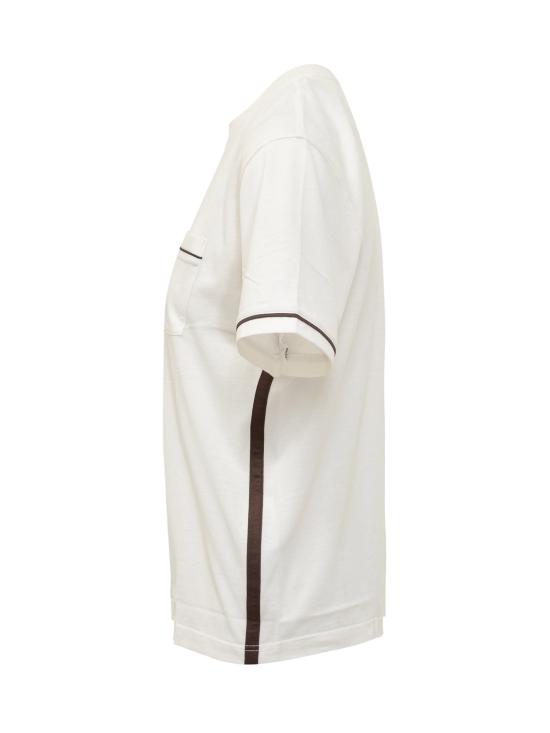 26SS 살바토레 페라가모 반팔 티셔츠 13I068 791701 MASCARPONE EXPRESSO - SALVATORE FERRAGAMO