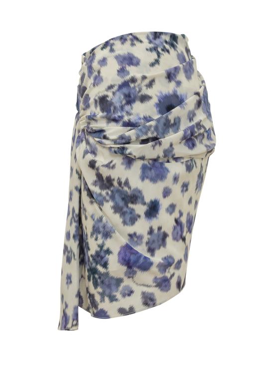 26SS 이자벨마랑 숏 스커트 26PJU0422FCD1J11I 30BU BLUE - ISABEL MARANT