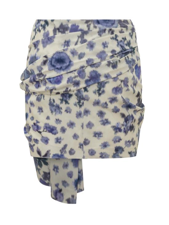 26SS 이자벨마랑 숏 스커트 26PJU0422FCD1J11I 30BU BLUE - ISABEL MARANT