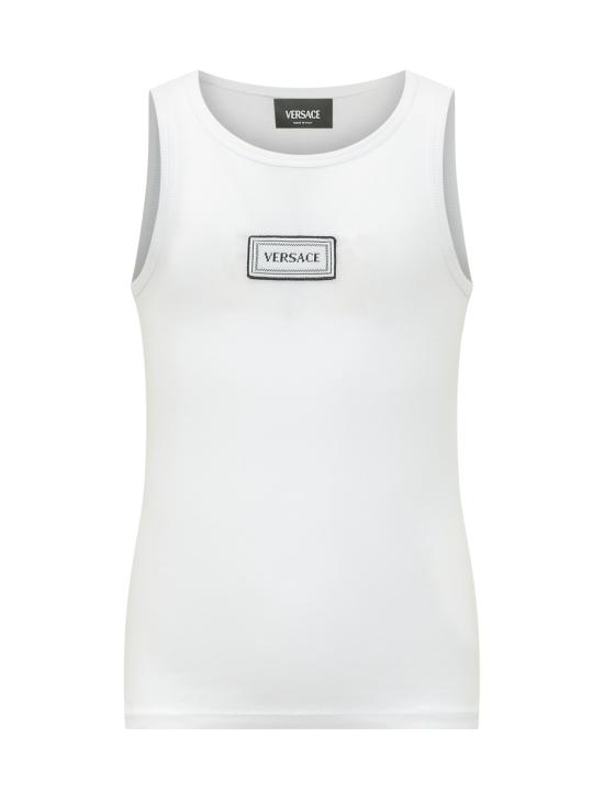 26SS [키즈] 베르사체 트레이닝 상의 10227231A17576 2W020 WHITE BLACK