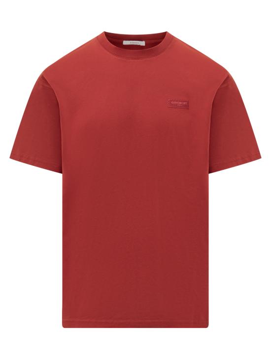 26SS 지방시 반팔 티셔츠 BM71NK3YSJ 601 DARK RED