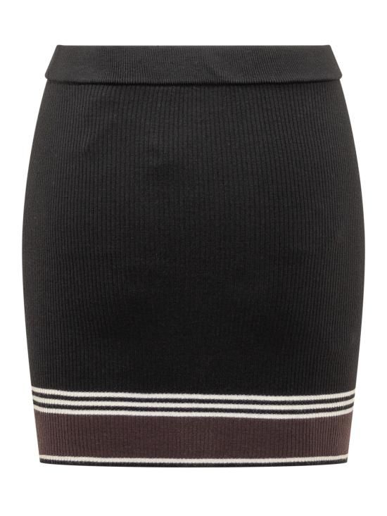 26SS 아미리 숏 스커트 AWBMSK1008 001 BLACK - AMIRI