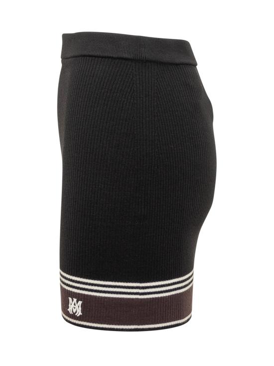 26SS 아미리 숏 스커트 AWBMSK1008 001 BLACK - AMIRI
