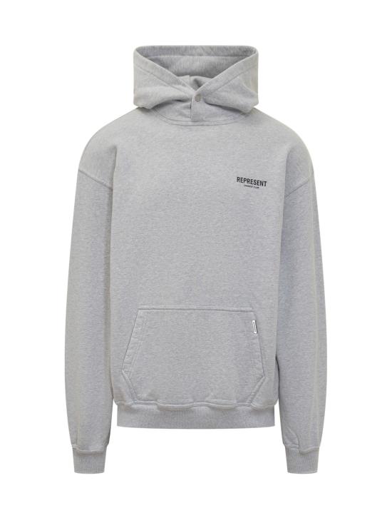 26SS 리프레젠트 긴팔 티셔츠 OCM41113 158 ASH GREY