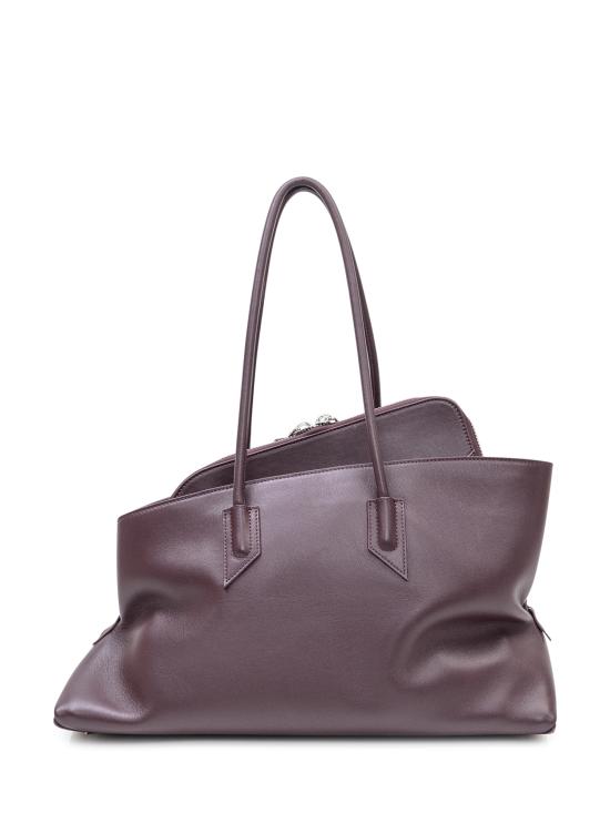 26SS 디 아티코 라 파세지아타 미디엄 탑 핸들 백 250WAH00054LBT019AA 851 PLUM - THE ATTICO