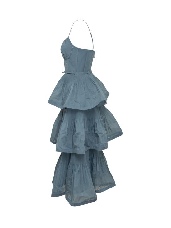 26SS 짐머만 롱 원피스 6354DC26R DPBL DEEP BLUE - ZIMMERMANN