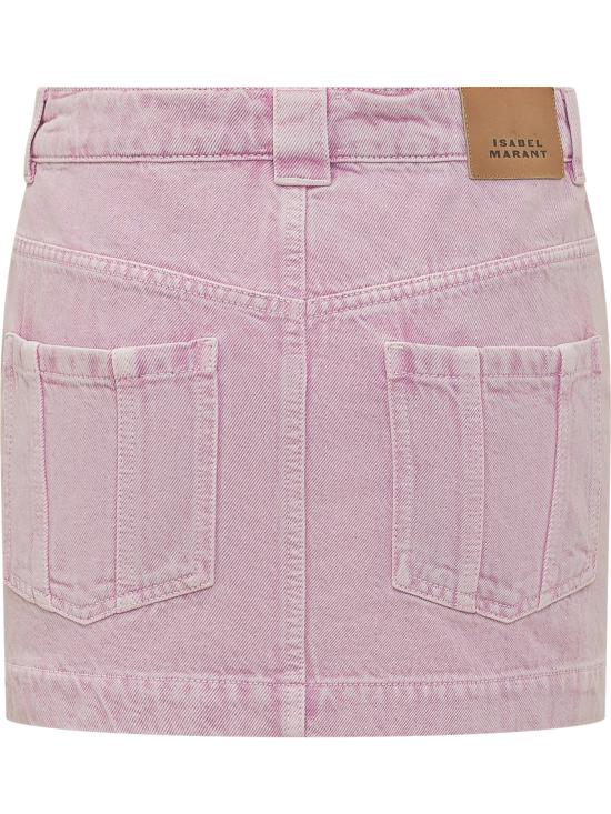 26SS 이자벨마랑에뚜왈 숏 스커트 26PJU0448FAD1H02E 40PK PINK - ISABEL MARANT ETOILE
