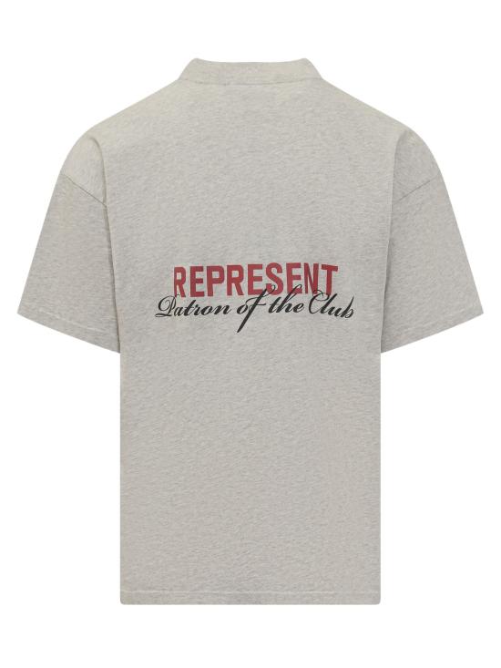 26SS 리프레젠트 반팔 티셔츠 MLM4274 30 CREAM MARL - REPRESENT