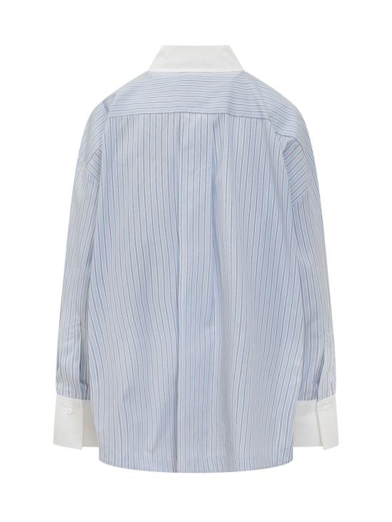 26SS 디 아티코 셔츠 260WCH00004CCC127AA 264 LIGHT BLUE WHITE - THE ATTICO