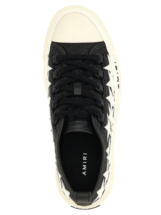 26SS 아미리 스니커즈 글리터 스타즈 코트 로우  화이트/블랙 - AMIRI