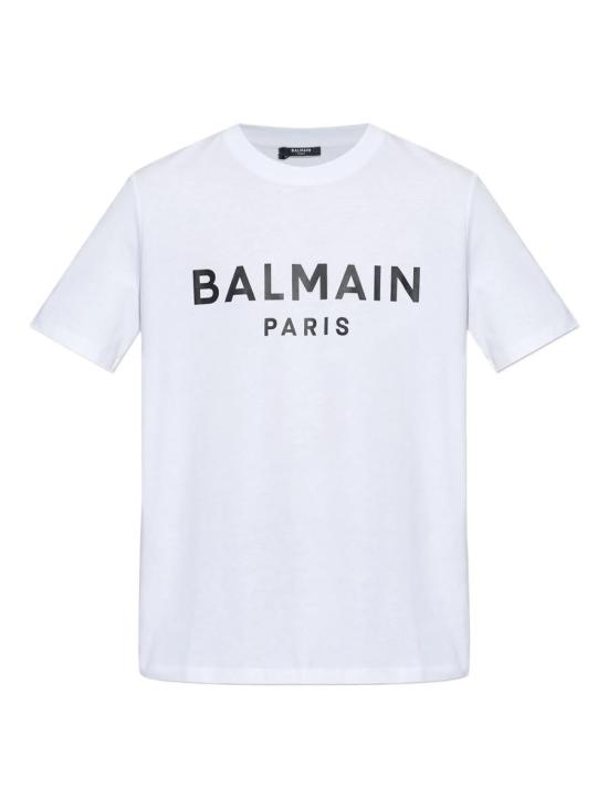 26SS 발망 반팔 티셔츠 GH1EG000BD45 GAB BLANC NOIR