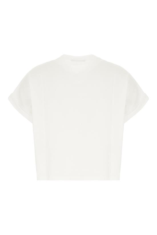 26SS 발망 반팔 티셔츠 GF1EE005BD40 GXF BLANC VERT PALE - BALMAIN