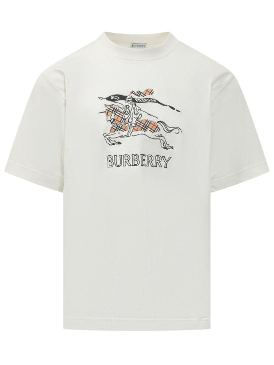 26SS 버버리 반팔 티셔츠 8121034 B7078 CHALK