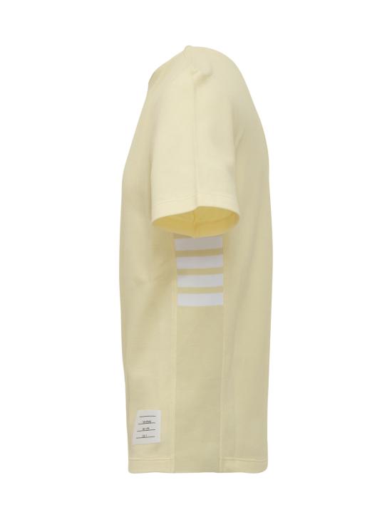 26SS 톰브라운 클래식 피케 4바 티 MJS123A00050 740 YELLOW - THOM BROWNE