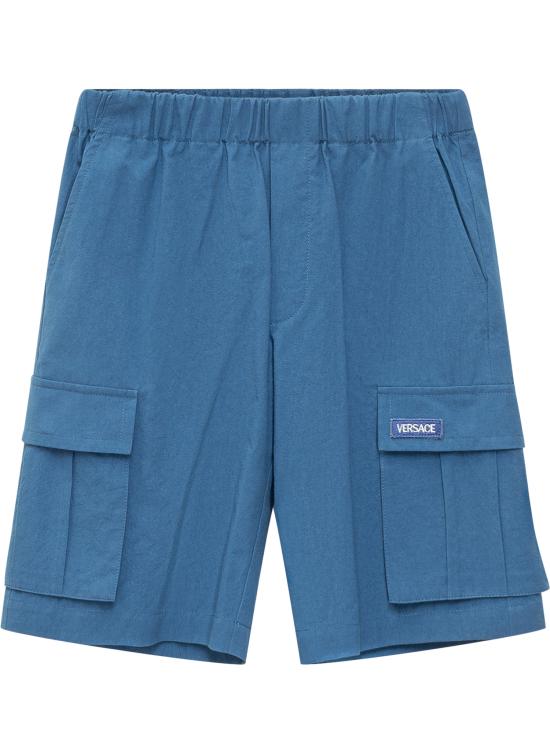 26SS [키즈] 베르사체 쇼츠/버뮤다 10229951A17001 2U410 BLUE WHITE