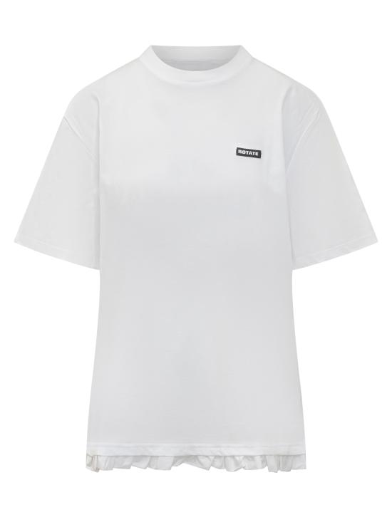 26SS 로테이트 반팔 티셔츠 115282400 400 BRIGHT WHITE