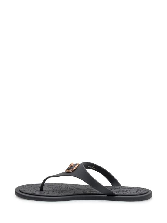 26SS 베르사체 샌들 10162481A10983 1B00V BLACK VERSACE GOLD - VERSACE