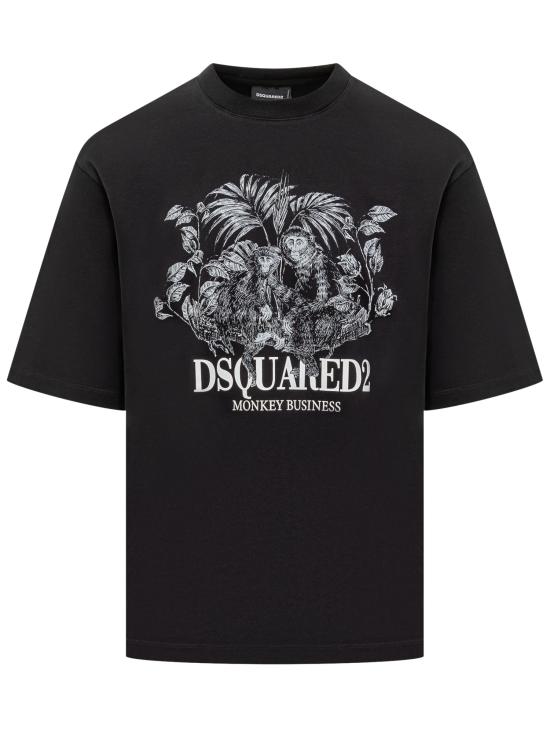 26SS 디스퀘어드2 반팔 티셔츠 S74GD1545D20106 900 BLACK