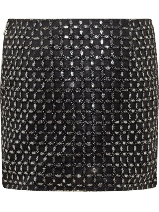 26SS 로테이트 숏 스커트 115051100 100 BLACK - ROTATE