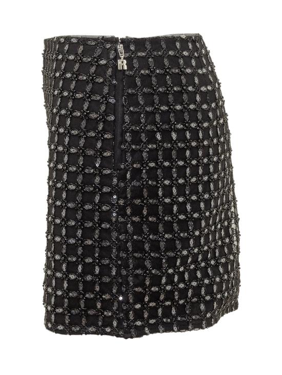 26SS 로테이트 숏 스커트 115051100 100 BLACK - ROTATE