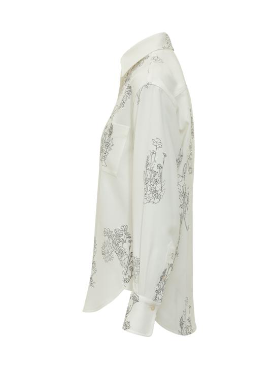 26SS 빅토리아 베컴 셔츠 1224WSH005278O 8010 OFF WHITE BLACK - VICTORIA BECKHAM