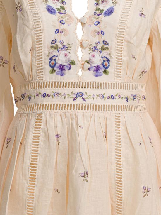 26SS 짐머만 숏 원피스 5376DRS264CPPR - ZIMMERMANN