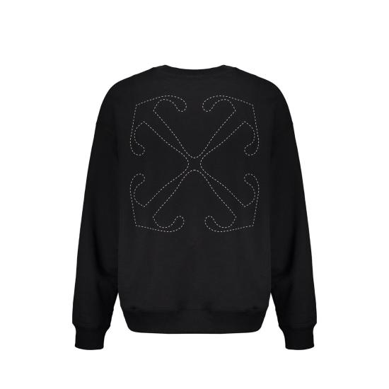  오프화이트 긴팔 티셔츠 44MBA054G5F00A 1001 Black BLACK - OFF WHITE