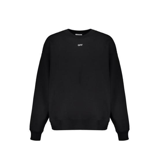  오프화이트 긴팔 티셔츠 44MBA054G5F00A 1001 Black BLACK