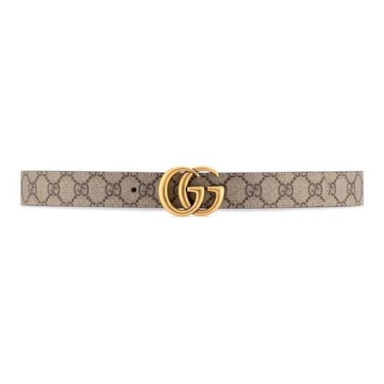 26SS 구찌 GG 마몽 리버시블 벨트 659417 92TIC 8358 BEIGE EBONY DOM