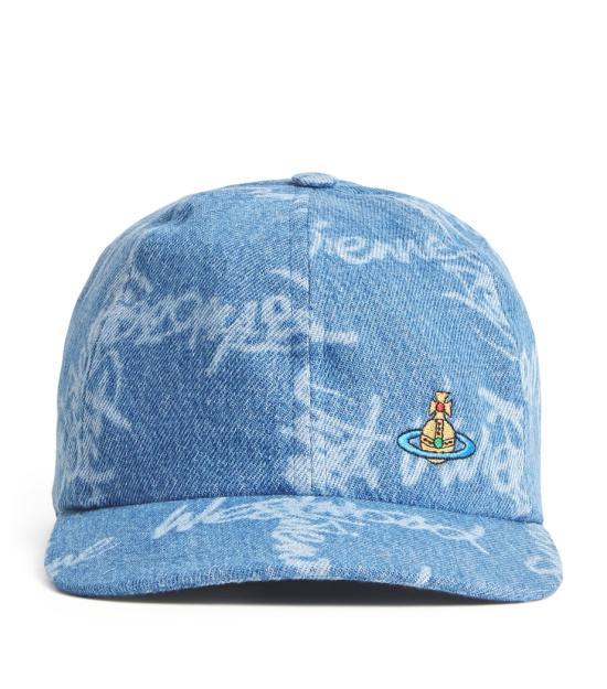  비비안웨스트우드 볼캡 81020019W014IK306 GRID BLUE DOM